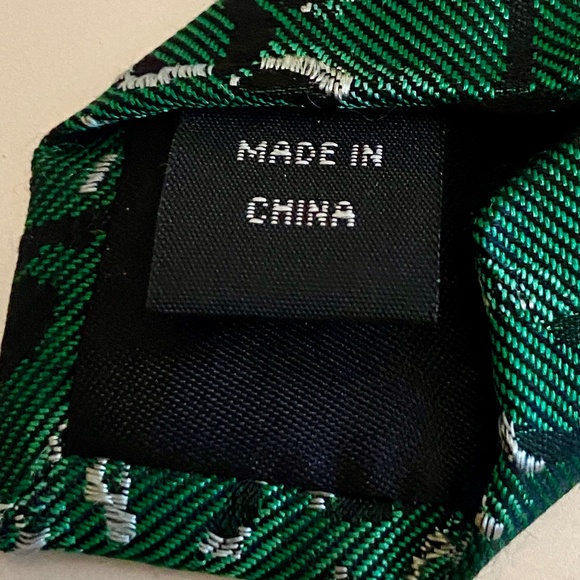 Cocktail Expressions Champagne Silk Necktie Green Tie Science Father's Day Gift - Picture 5 of 7